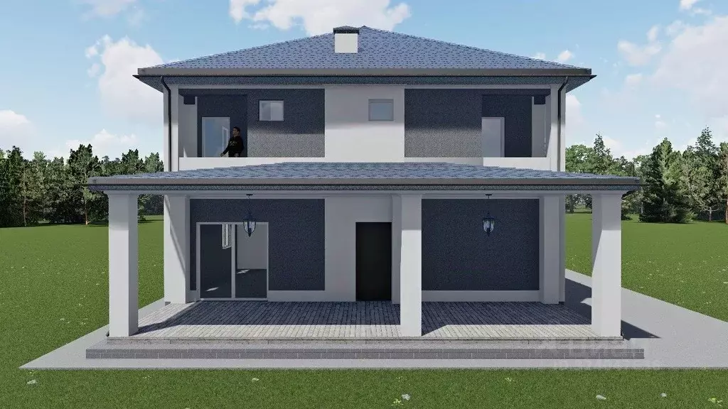 Дом в Крым, Сакский район, Молочненское с/пос, с. Витино  (255 м) - Фото 1