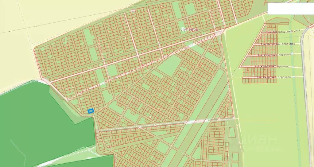 Участок в Ульяновская область, Ульяновск городской округ, с. Луговое ... - Фото 1