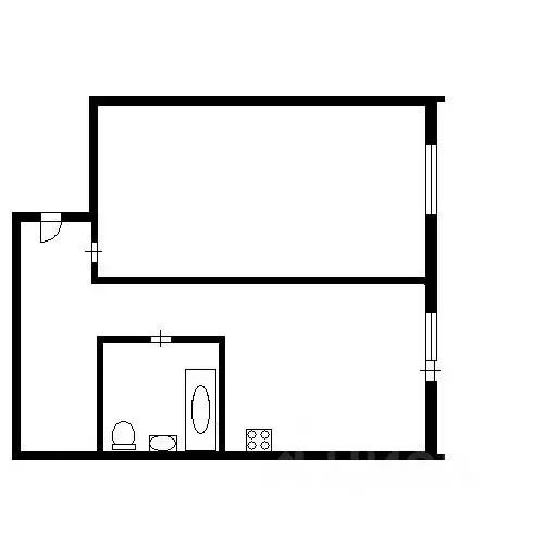 1-к кв. Новосибирская область, Новосибирск ул. Михаила Кулагина, 31 ... - Фото 2