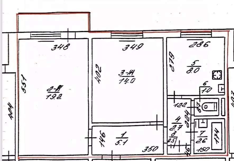 2-к кв. Калининградская область, Гурьевск Загородная ул., 4 (53.0 м) - Фото 2