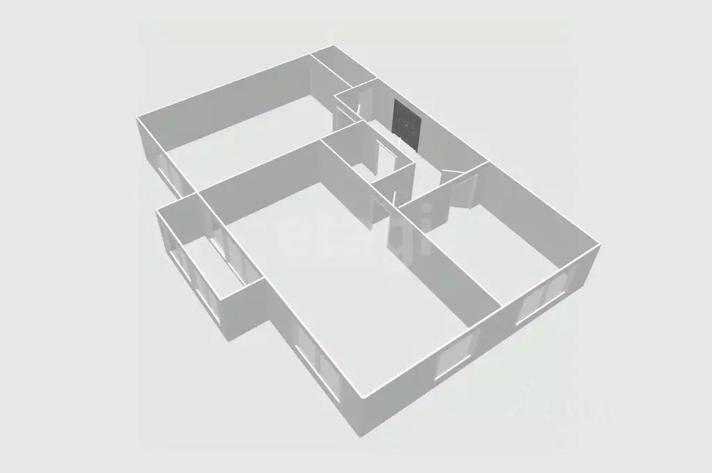 3-к кв. Сахалинская область, Южно-Сахалинск Ново-Александровск п/р, ... - Фото 2