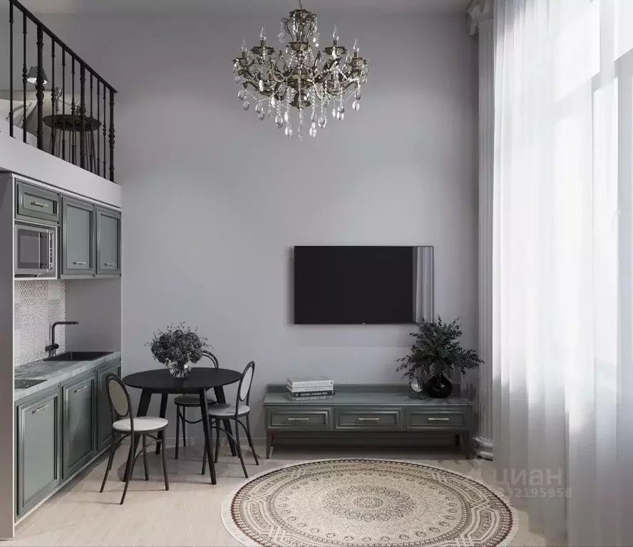 Студия Санкт-Петербург Галерная ул., 47 (18.0 м) - Фото 2
