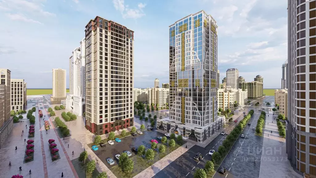 2-к кв. Чеченская республика, Грозный просп. В.В. Путина, 2 (61.0 м) - Фото 1