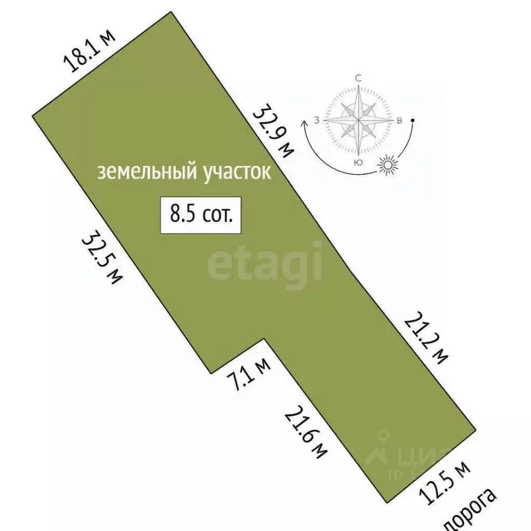 Дом в Тюменская область, Ярковский муниципальный округ, с. Щетково ул. ... - Фото 1