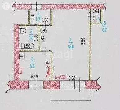 1-комнатная квартира: Барнаул, Комсомольский проспект, 101/9 (29.6 м) - Фото 1