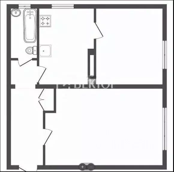 2-к кв. Костромская область, Кострома пос. Учхоза Костромской, 15 ... - Фото 1