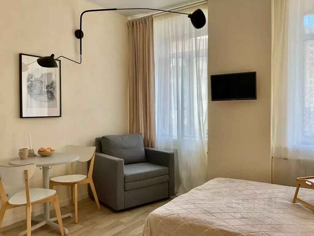 Студия Санкт-Петербург ул. Шкапина, 42 (28.0 м) - Фото 0