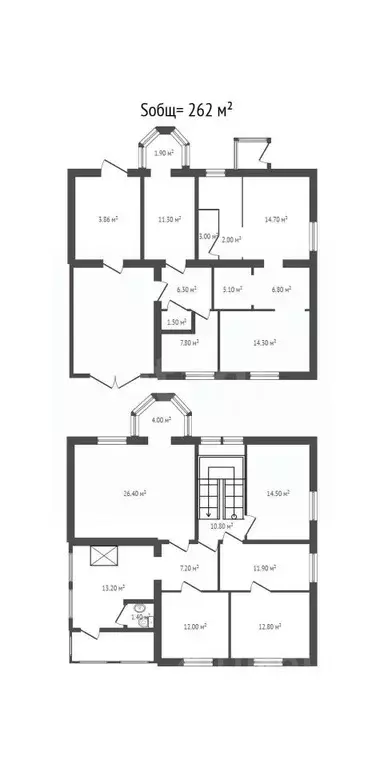 Дом в Брянская область, Брянск Белые Берега пгт,  (262 м) - Фото 1