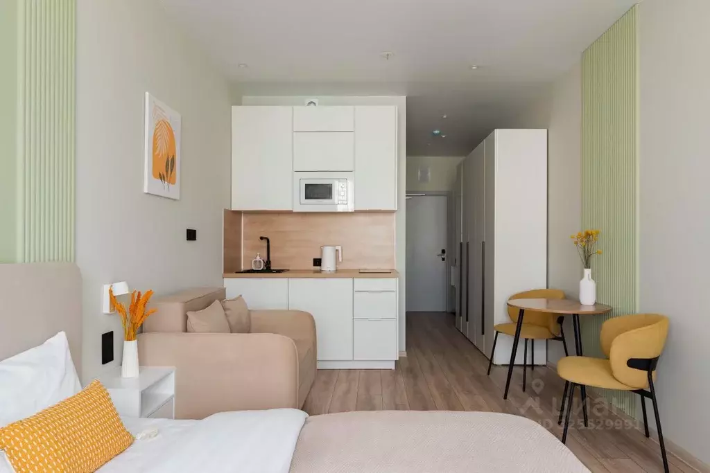 Студия Санкт-Петербург просп. Энергетиков, 8к2 (28.0 м) - Фото 2