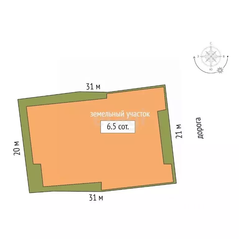 Дом в Ямало-Ненецкий АО, Ноябрьск пос. Самострой, ул. Ясная, 7 (500 м) - Фото 2