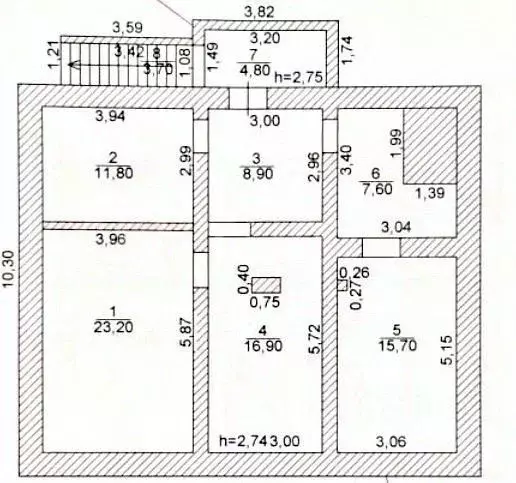 Дом в Чувашия, Чебоксары ул. Циолковского, 13 (261 м) - Фото 1