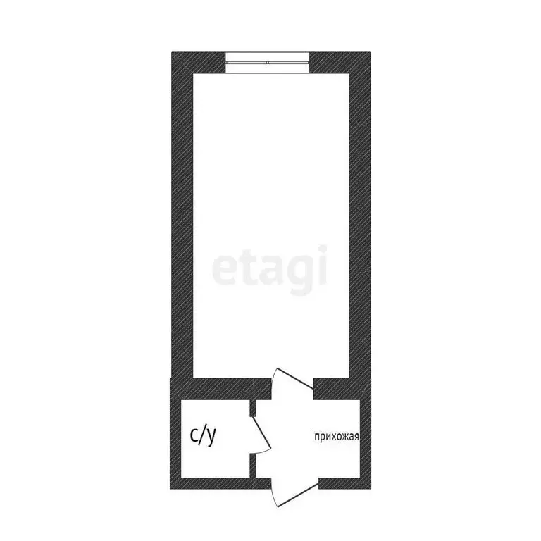 1к в -комнатной квартире (12.8 м) - Фото 1