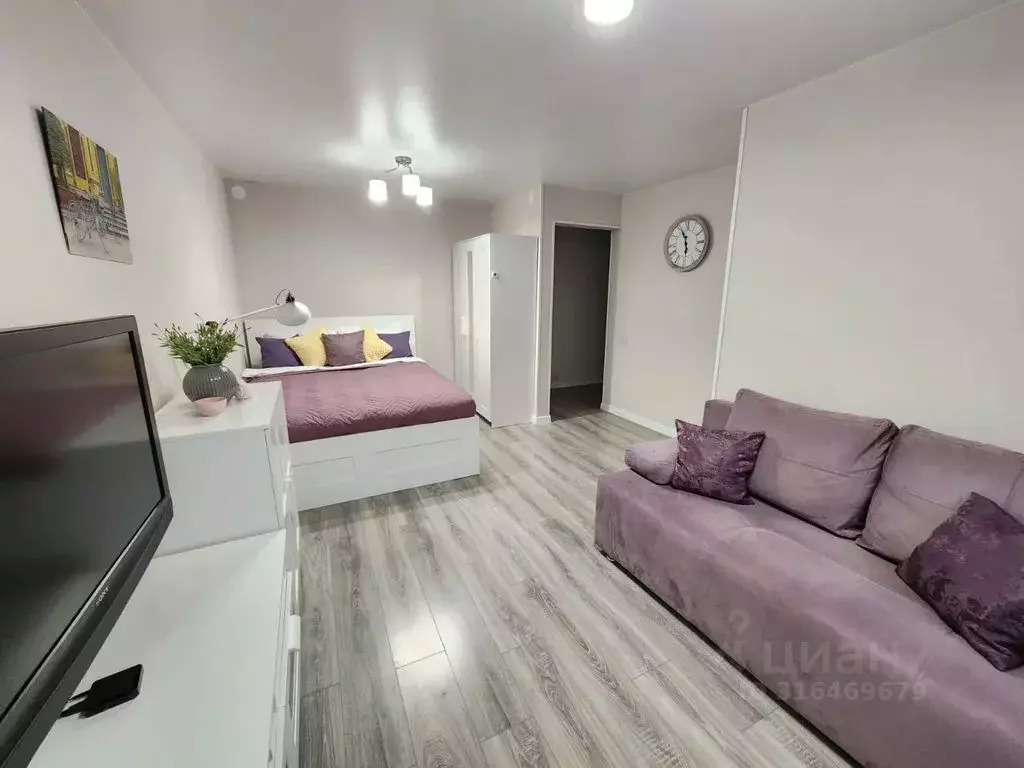 1-к кв. Татарстан, Казань ул. Карла Маркса, 25 (31.0 м) - Фото 2