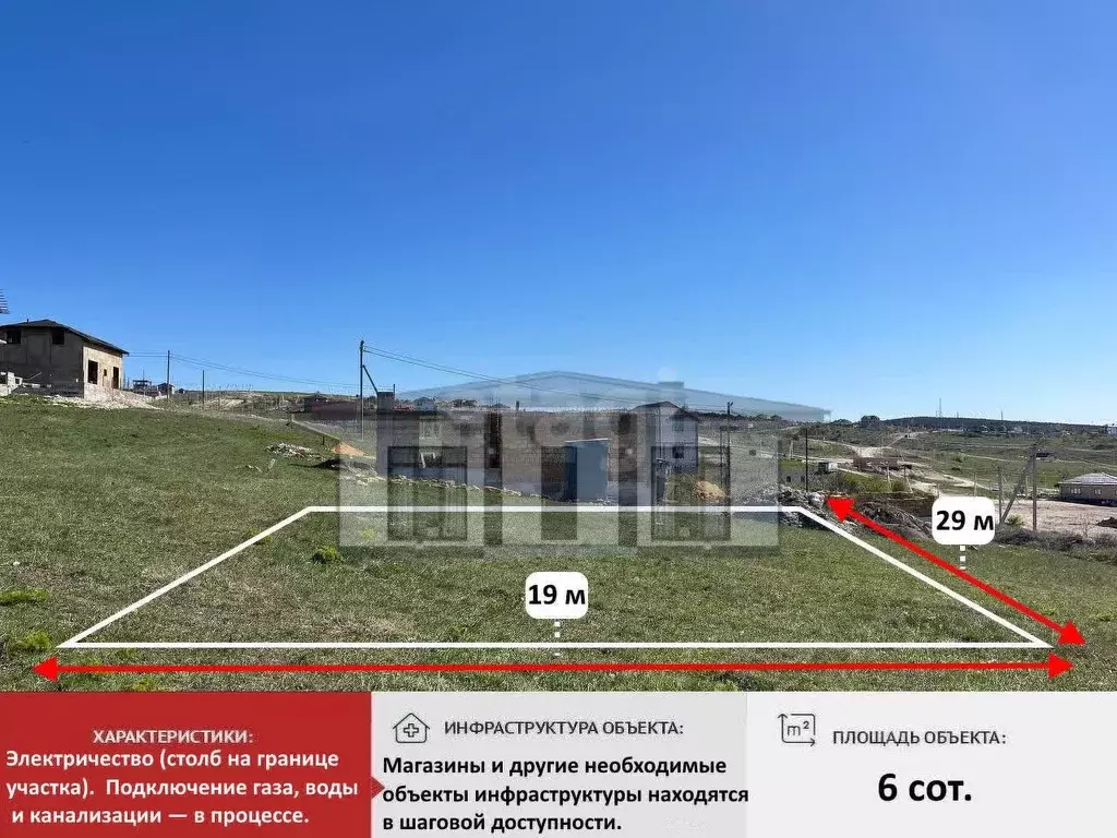 Участок в Крым, Симферополь Петровские Высоты кв-л,  (6.0 сот.) - Фото 1