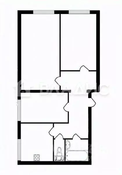 3-к кв. Санкт-Петербург Краснопутиловская ул., 27 (69.0 м) - Фото 1