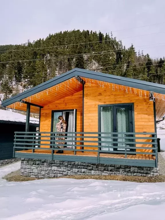 Дом в Карачаево-Черкесия, Зеленчукский район, с. Архыз ул. Лесная, 2Н ... - Фото 2