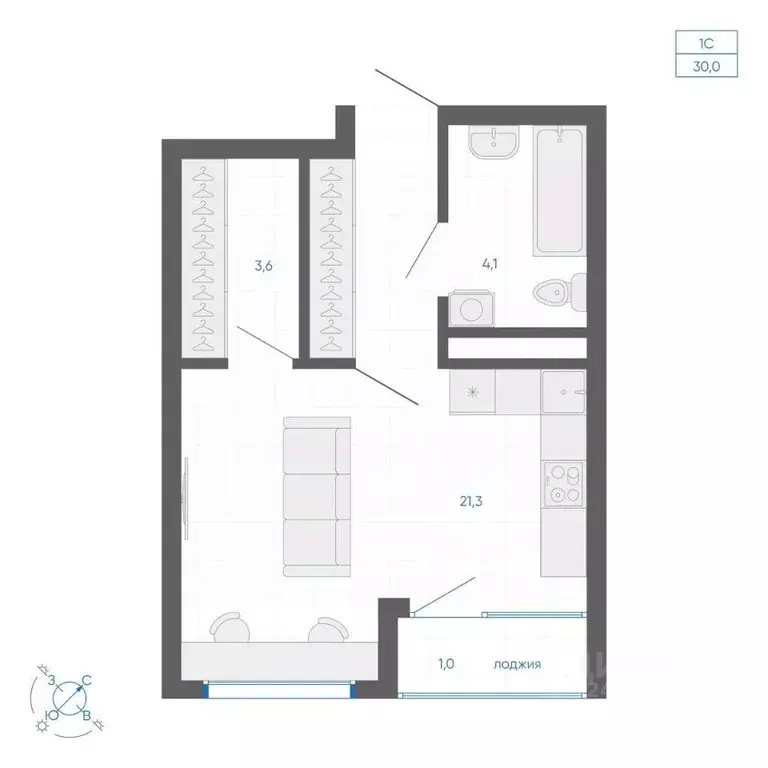 Студия Свердловская область, Екатеринбург ул. Вильгельма де Геннина, ... - Фото 2