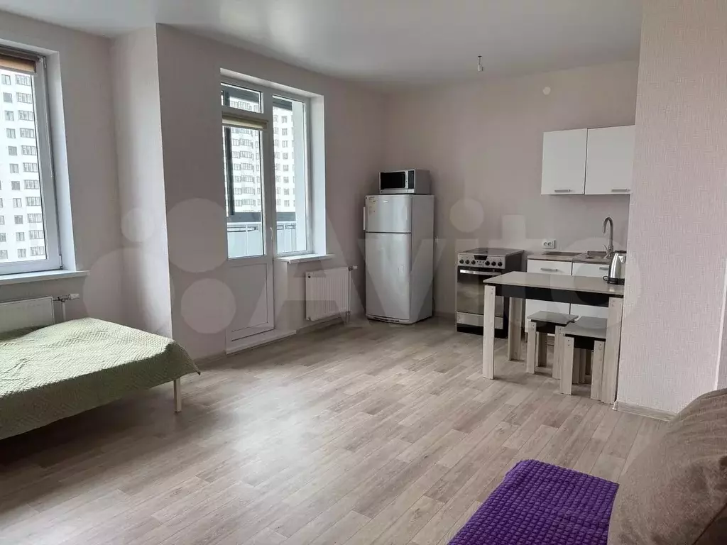 Квартира-студия, 33 м, 11/24 эт. - Фото 1