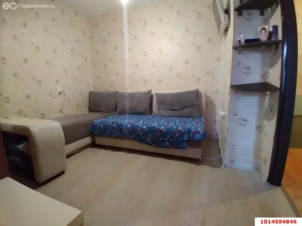 1-комнатная квартира: посёлок Прикубанский, улица Космонавтов, 1 (30 ... - Фото 1