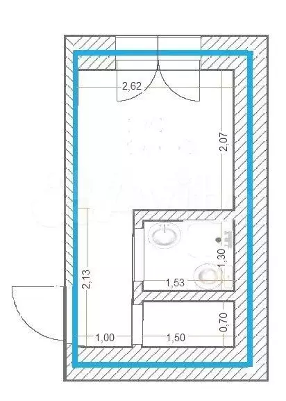 Квартира-студия, 11 м, 1/5 эт. - Фото 0
