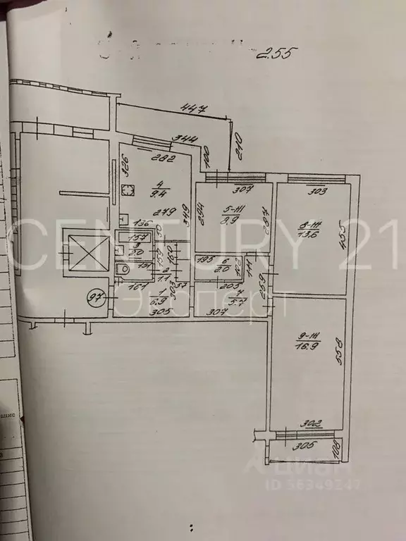 3-к кв. Калининградская область, Калининград Солнечный бул., 20 (66.7 ... - Фото 2