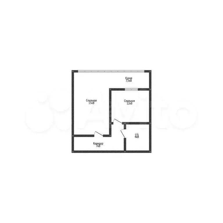 2-к. квартира, 48 м, 4/11 эт. - Фото 0