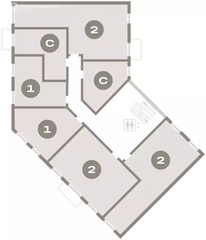 Квартира-студия: Санкт-Петербург, Василеостровский район, ЖК Северный ... - Фото 2