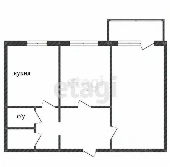 2-к кв. Челябинская область, Миасс Азовская ул., 17 (50.8 м) - Фото 1