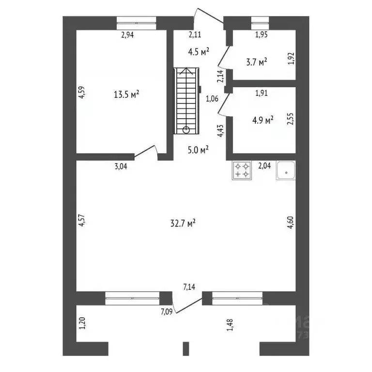 Дом в Амурская область, Благовещенский район, с. Чигири ул. Ясная ... - Фото 2