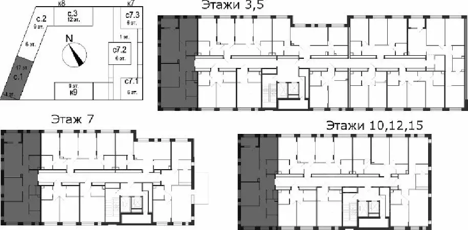 3-к кв. Москва ул. Петра Кончаловского, 7к1 (91.3 м) - Фото 1