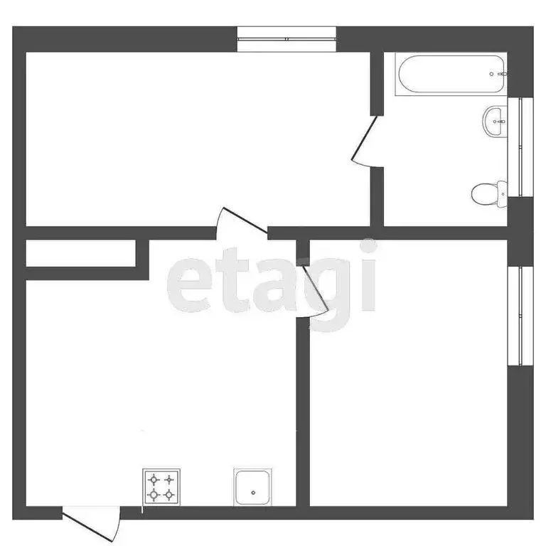 Дом в Кемерово, СНТ Аэропорт (83 м) - Фото 1