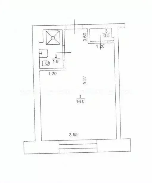 Студия Татарстан, Казань Енисейская ул., 4 (18.5 м) - Фото 2