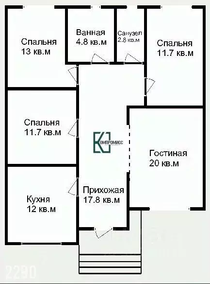 Дом в Краснодарский край, Абинск ул. Советов, 8 (94 м) - Фото 1