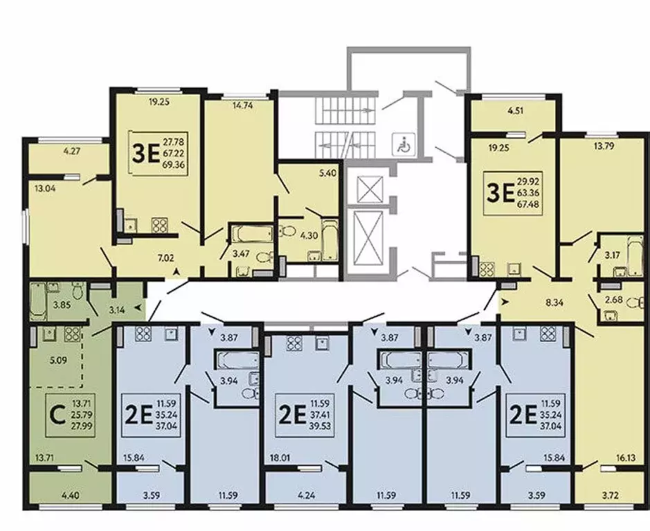 2-к кв. Липецкая область, Липецк Инстеп. Механизаторов жилой комплекс ... - Фото 2