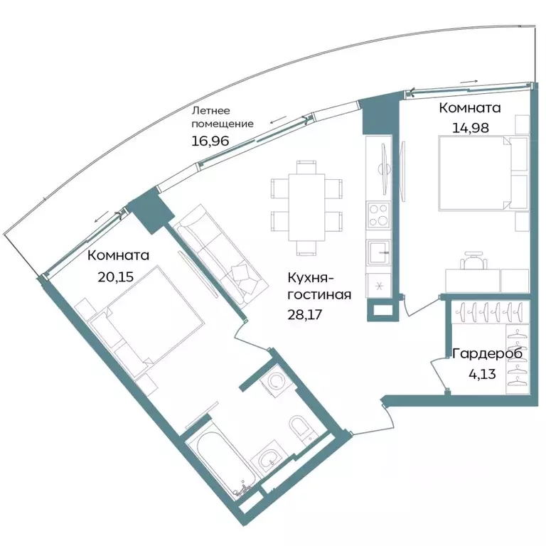 3-к кв. Крым, Саки ул. Морская (84.39 м) - Фото 0