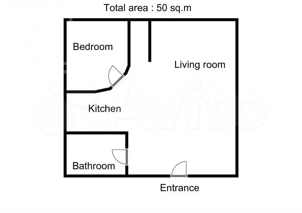 2-к. квартира, 55 м, 4/12 эт. - Фото 0