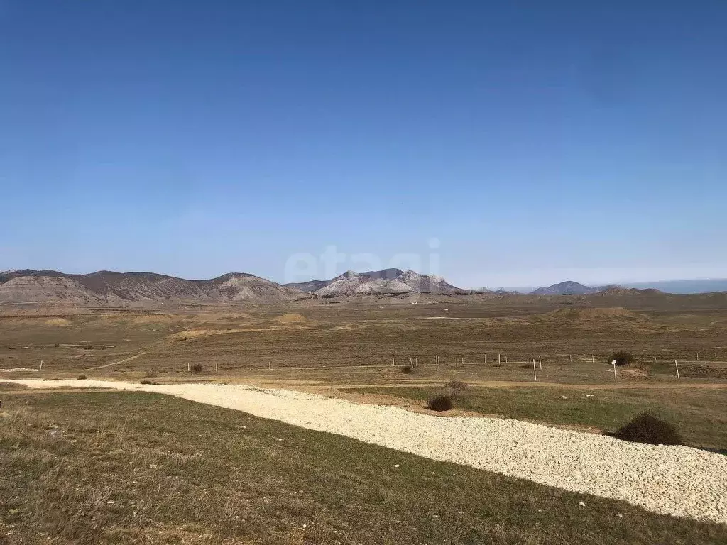 Участок в Крым, Судак муниципальный округ, с. Миндальное ул. Весенняя ... - Фото 1