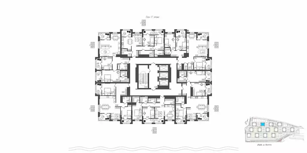 3-комнатная квартира: Волгоград, улица Степана Разина, 25/1 (100.56 м) - Фото 1