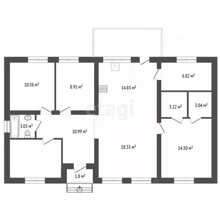 Дом в Мордовия, Лямбирский район, Берсеневское с/пос, Альтерра кп  ... - Фото 1