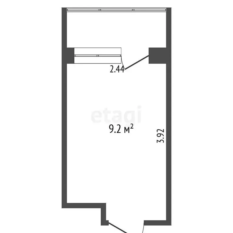Квартира-студия: Тюмень, улица Республики, 239 (12 м) - Фото 1