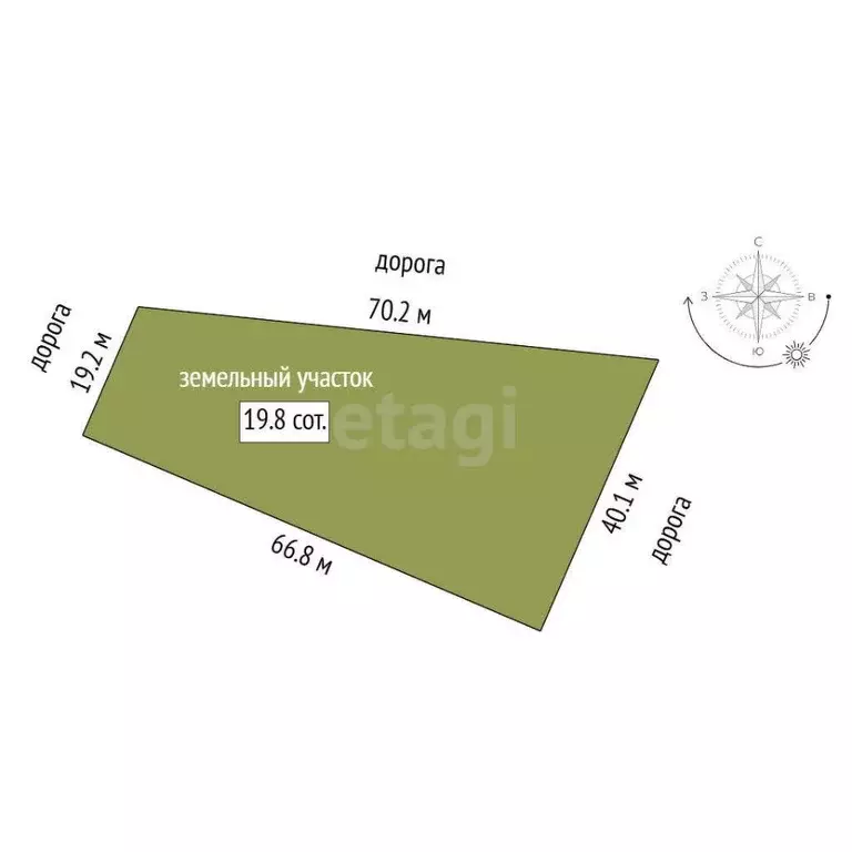 Участок в Тюменская область, Тюменский муниципальный округ, д. ... - Фото 2