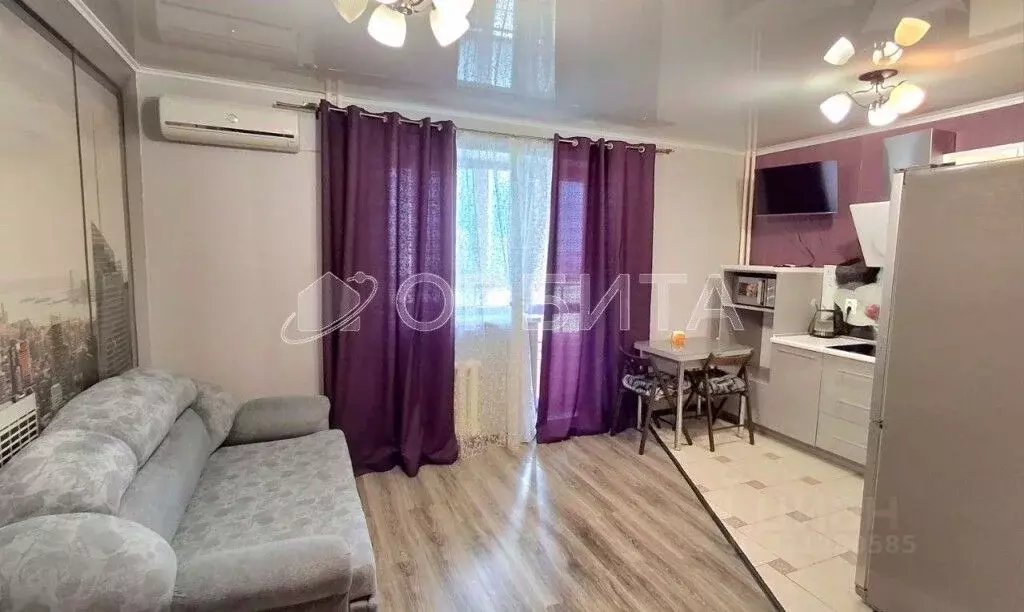 Студия Тюменская область, Тюмень ул. Западносибирская, 2 (27.7 м) - Фото 0