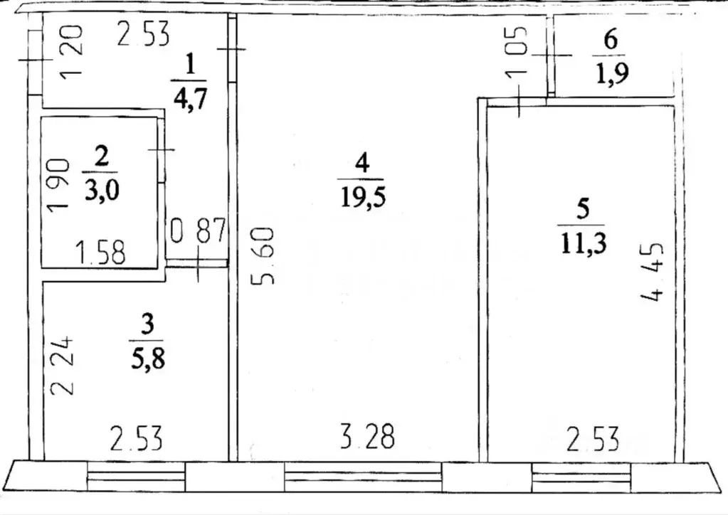 2-к кв. Кемеровская область, Кемерово ул. Гагарина, 140 (46.0 м) - Фото 1