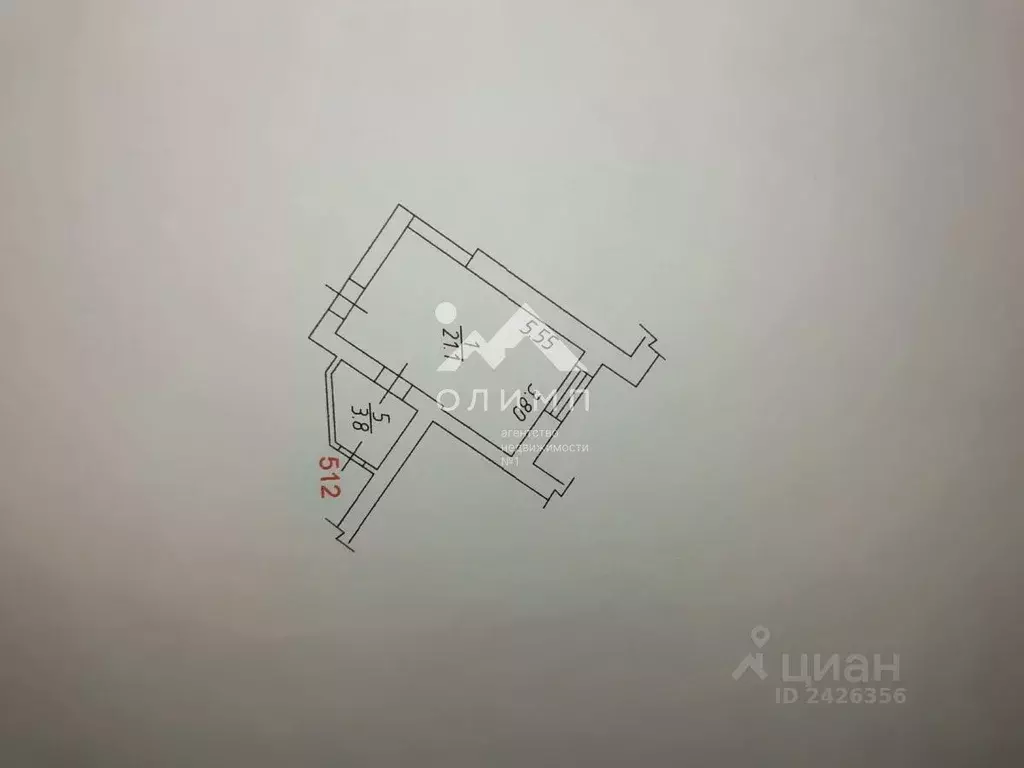 Студия Вологодская область, Вологда ул. Горького, 148 (28.0 м) - Фото 2