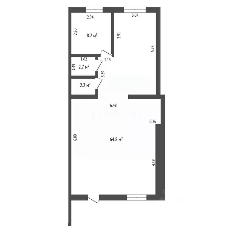 Помещение свободного назначения в Марий Эл, Йошкар-Ола просп. ... - Фото 2