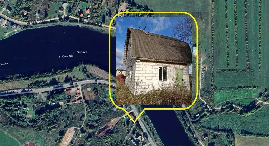 Дом в Карелия, Олонецкое городское поселение, д. Капшойла 27А (55 м) - Фото 1
