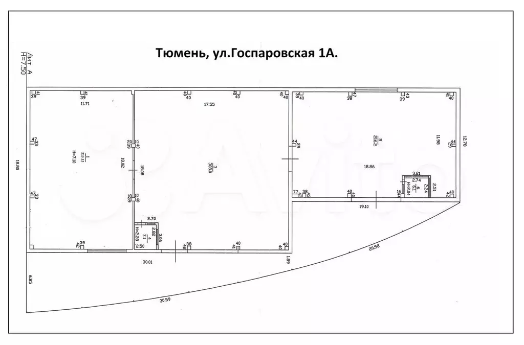 В центре города склад от 222,3 м до 745.7 м - Фото 0