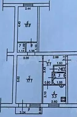 2-к. квартира, 45 м, 4/5 эт. - Фото 0