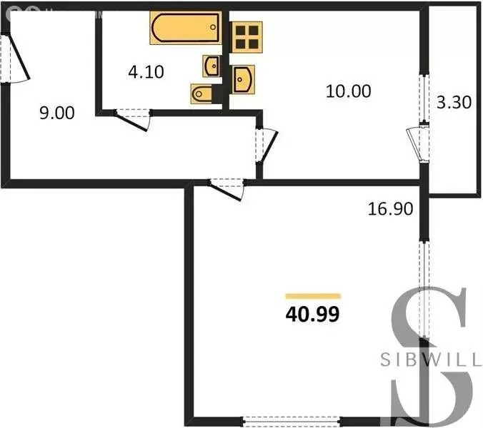 1-комнатная квартира: Новосибирск, улица Коминтерна, 130 (40.99 м) - Фото 0