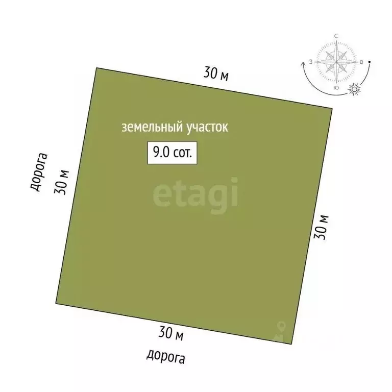 Участок в Башкортостан, Бирск ул. Сабантуйная (8.99 сот.) - Фото 1